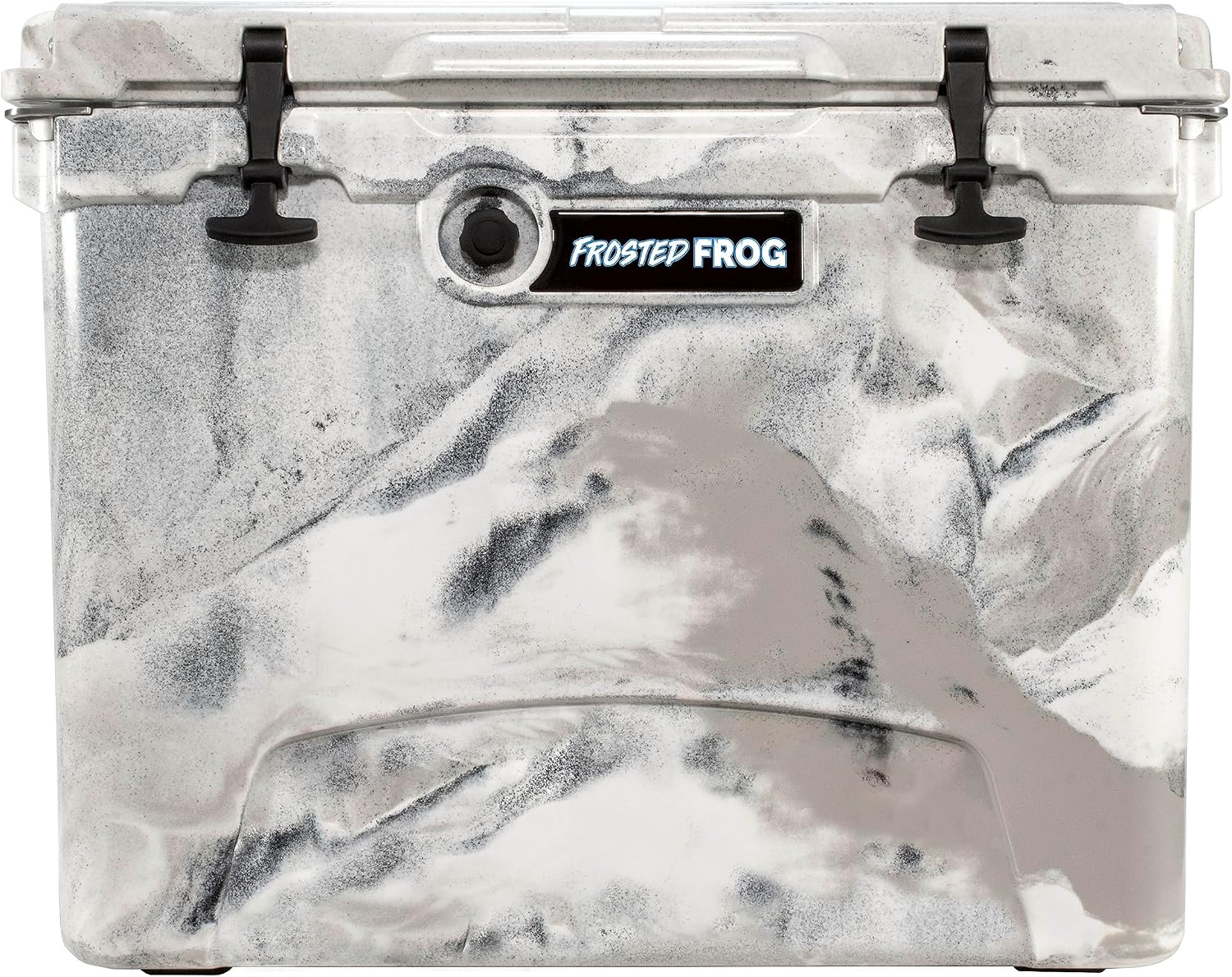 60 Quart Ice Chest Heavy Duty High Performance Roto-Molded Commercial Grade Insulated Cooler with Telescoping Handle and Wheels – ‎White Camo