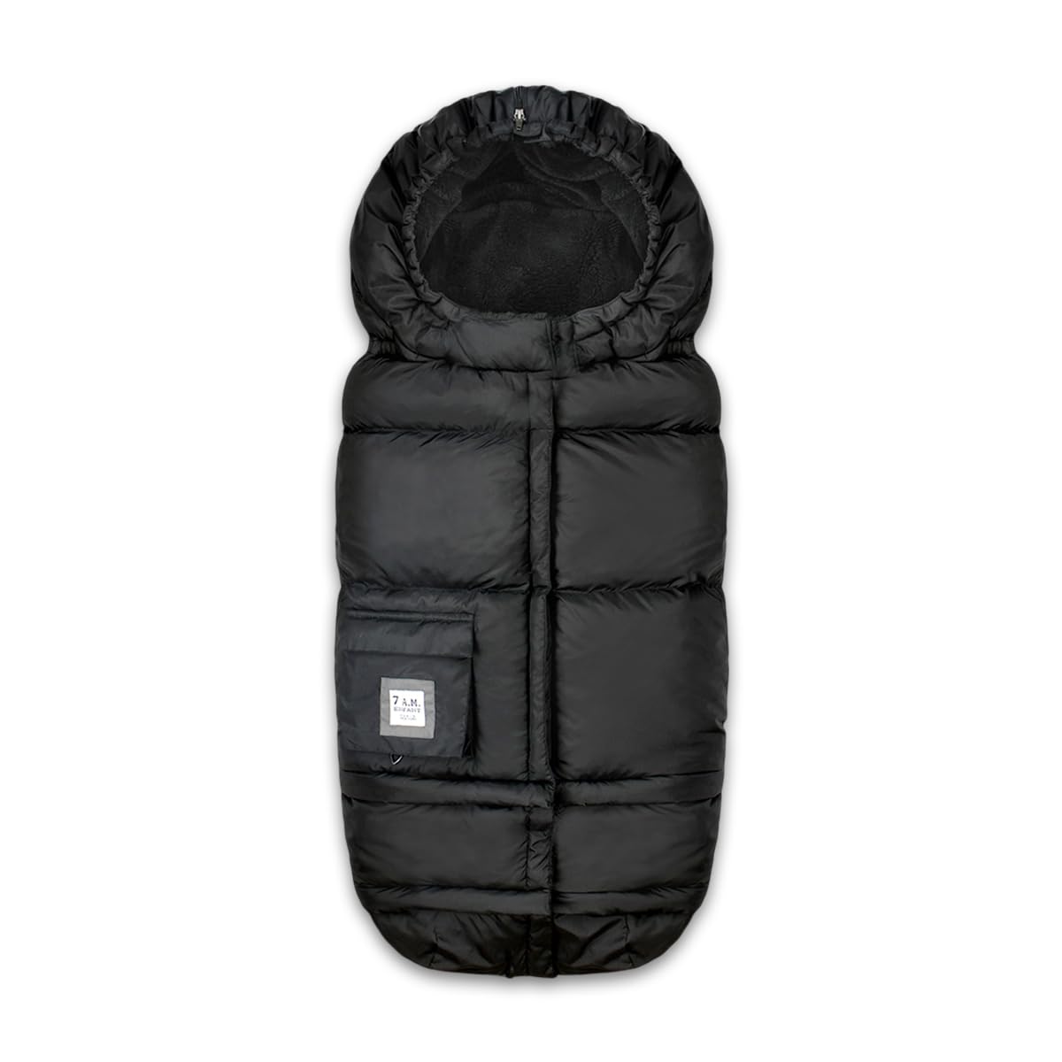 7 A.M. Enfant B212 Evolution Stroller Blanket, Black Plush (6M – 4T)