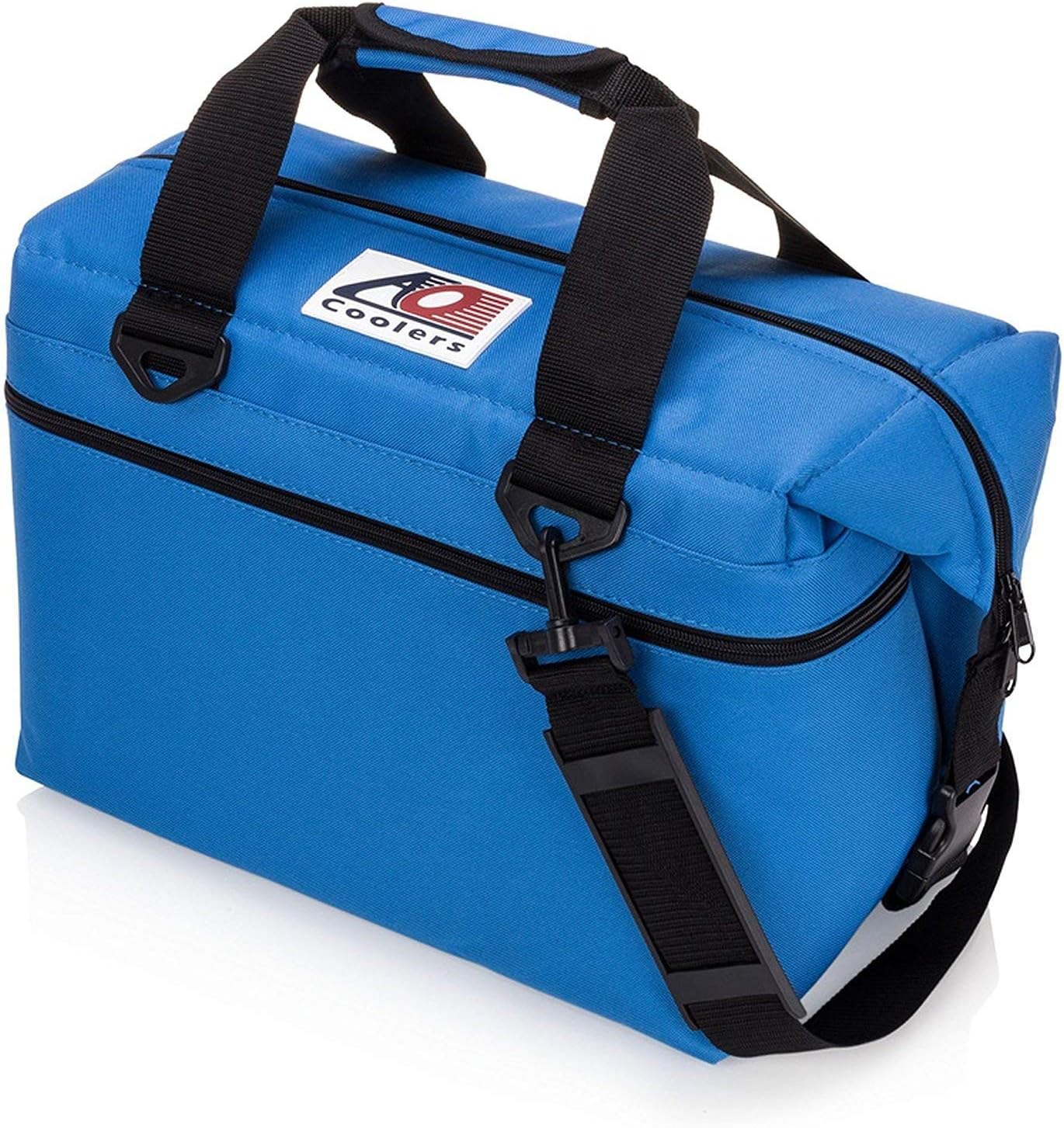 AO Coolers Original 36-Can Soft-Sided Cooler – Leak-Proof, Lightweight, Insulated Portable Cooler Bag – Royal Blue