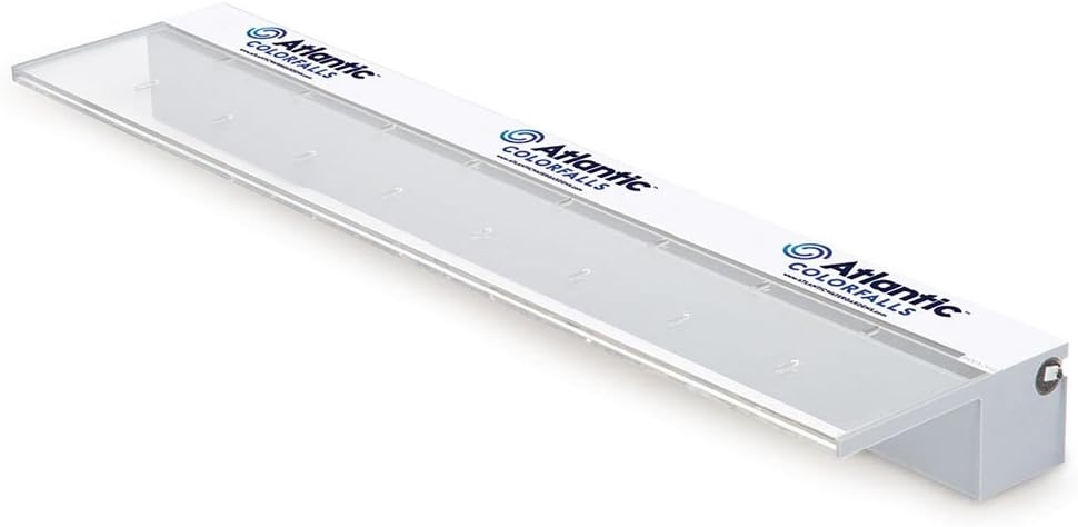 Atlantic Water Gardens CF36SW Lighted Waterfall Spillway, 36-inch, SOL White Colorfalls