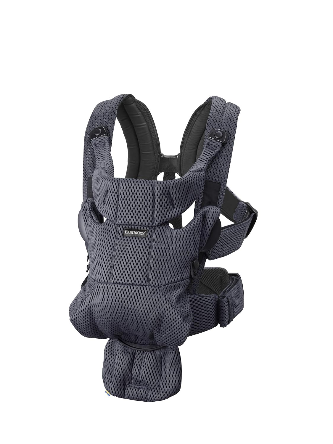 BabyBjorn Baby Carrier Free, 3D mesh, Gray