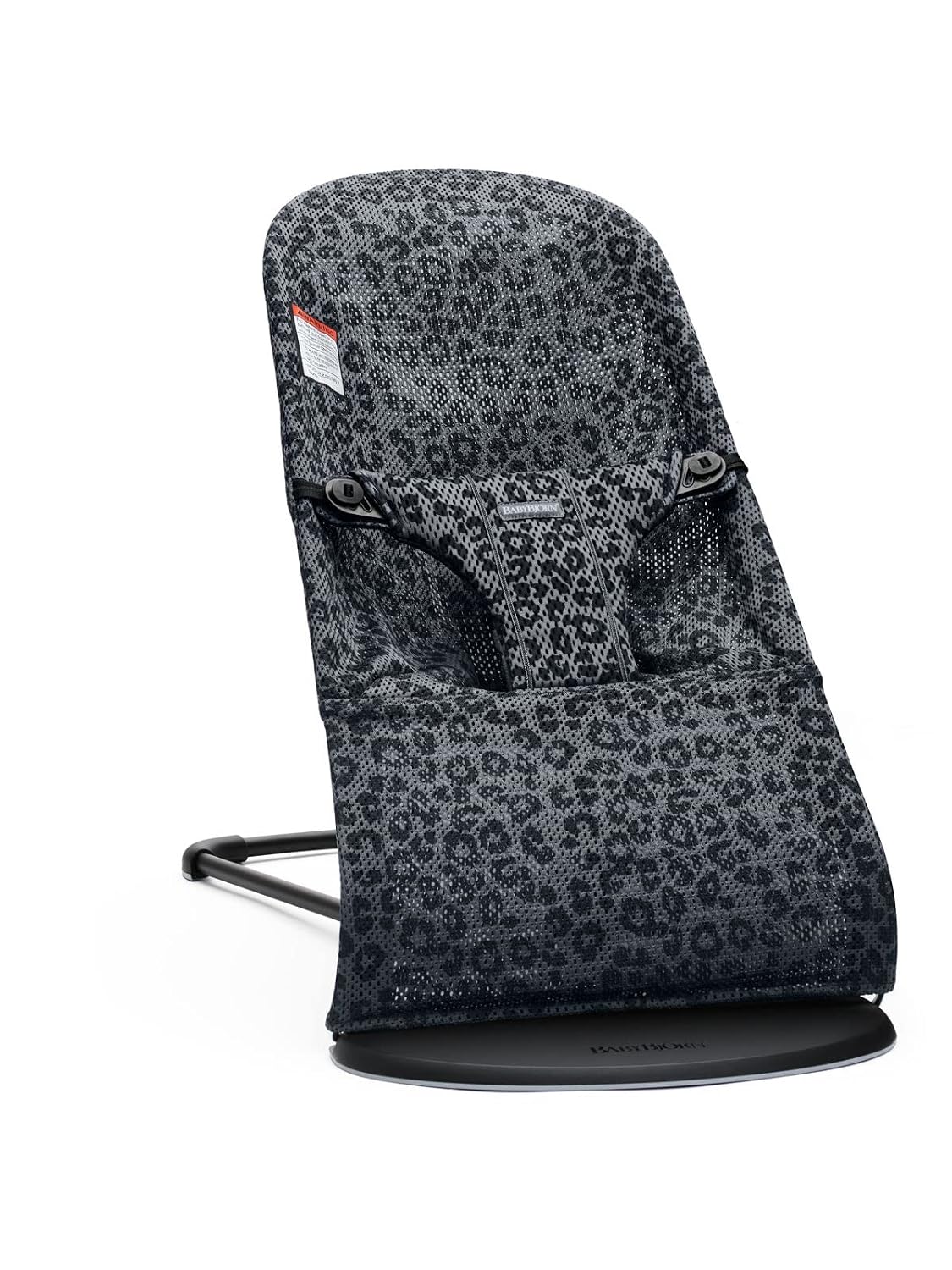BabyBjorn Bouncer Bliss, Dark Gray Frame Mesh Anthracite Leopard