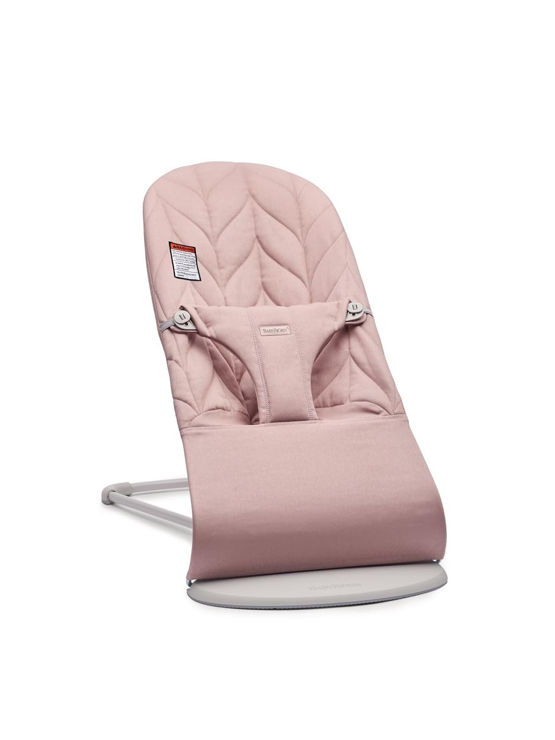 BabyBjorn Bouncer Bliss, Light Gray Frame Petal Pink
