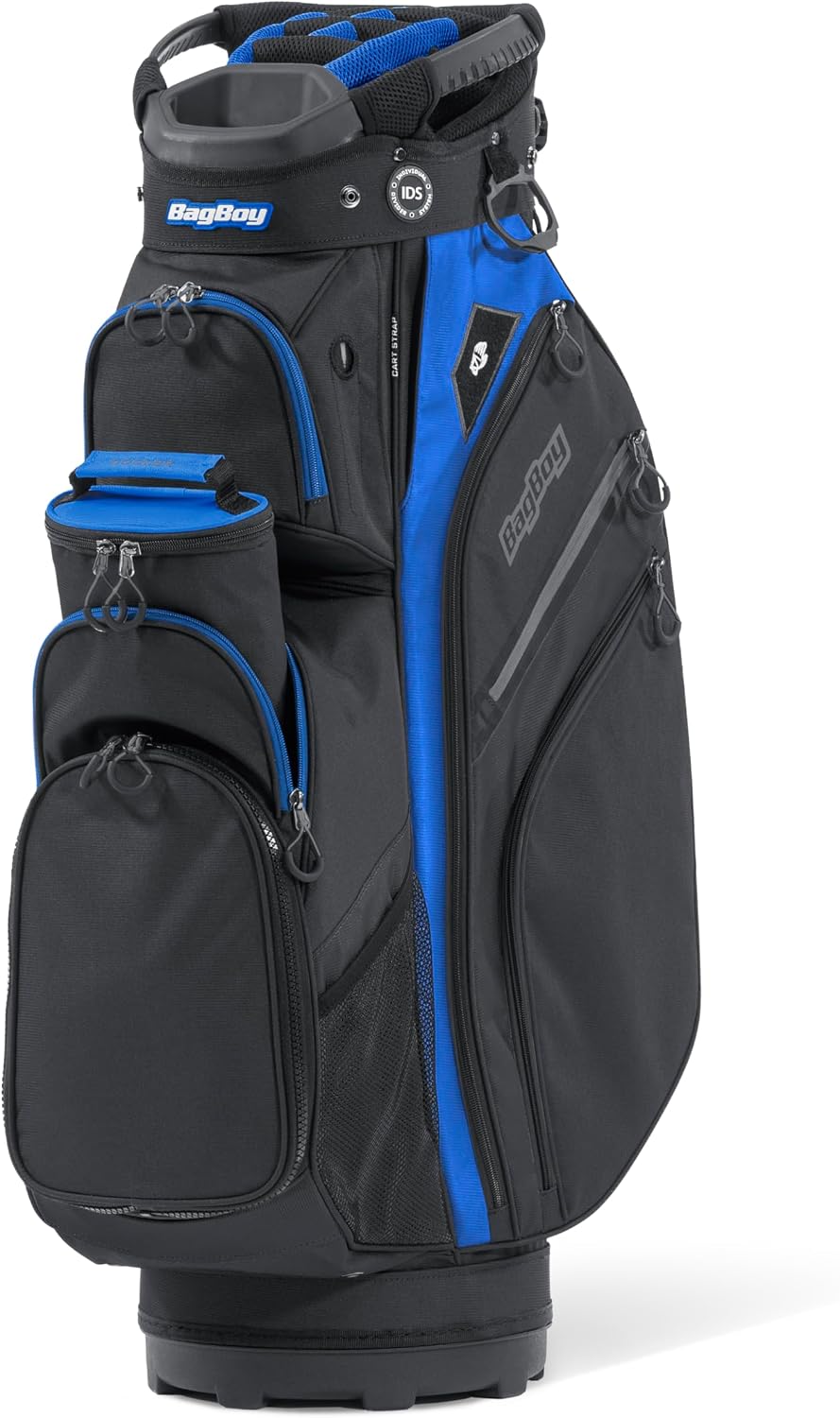 Bag Boy Chiller Pro Golf Cart Bag, Black/Royal/Charcoal