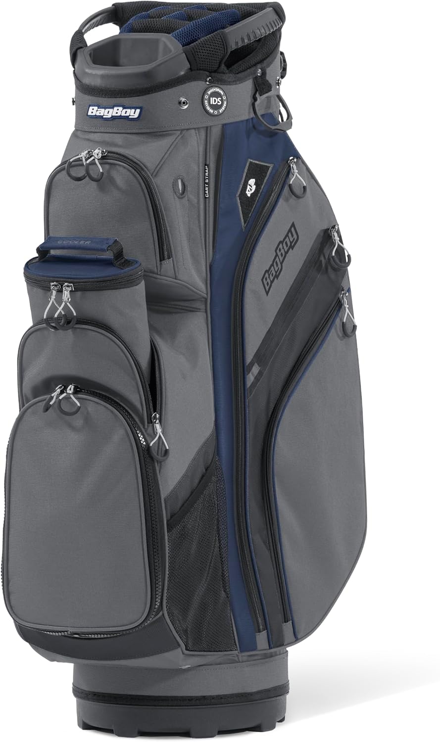 Bag Boy Chiller Pro Golf Cart Bag, Charcoal/Navy/Black