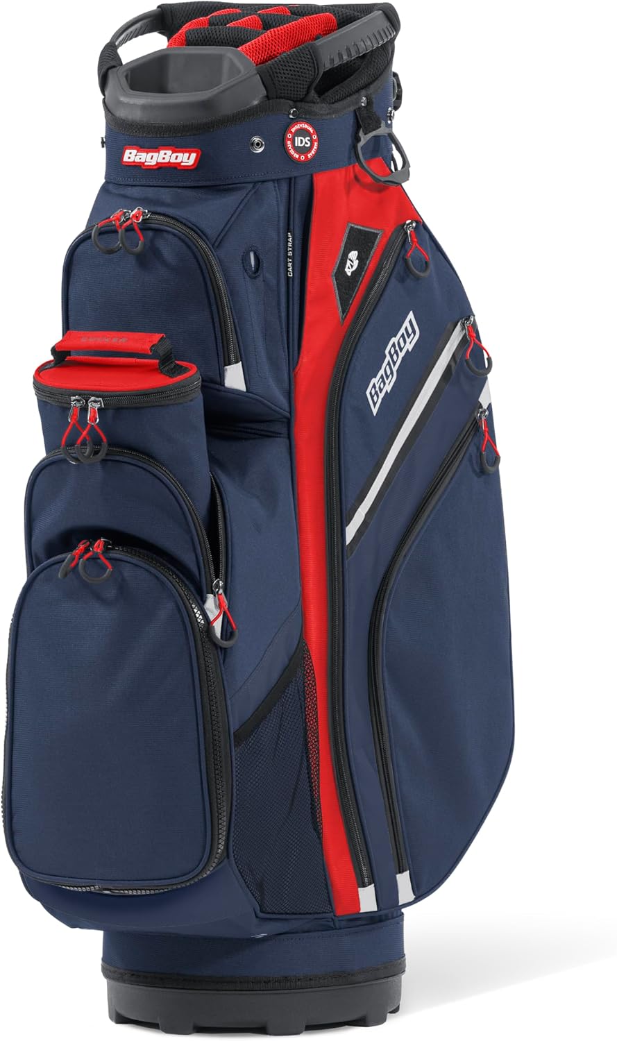 Bag Boy Chiller Pro Golf Cart Bag, Navy/Red/White