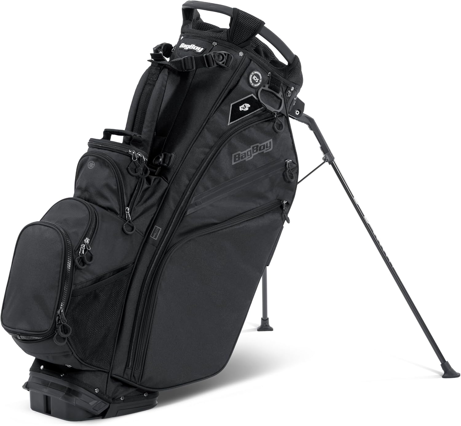 Bag Boy Chiller Pro Hybrid Golf Stand Bag, Black/Charcoal