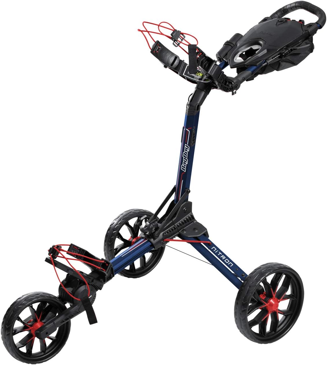 Bag Boy Nitron Push Cart – Navy/Red
