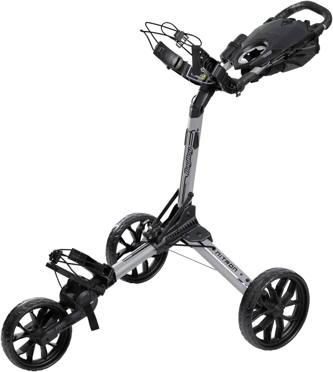 Bag Boy Nitron Push Cart – Silver/Black