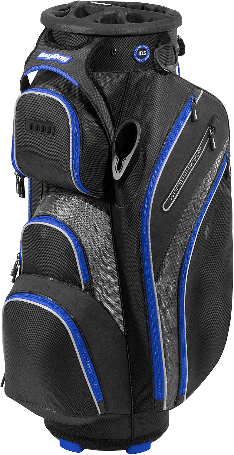 Bag Boy Revolver XP Cart Bag – Black/Charcoal/Royal