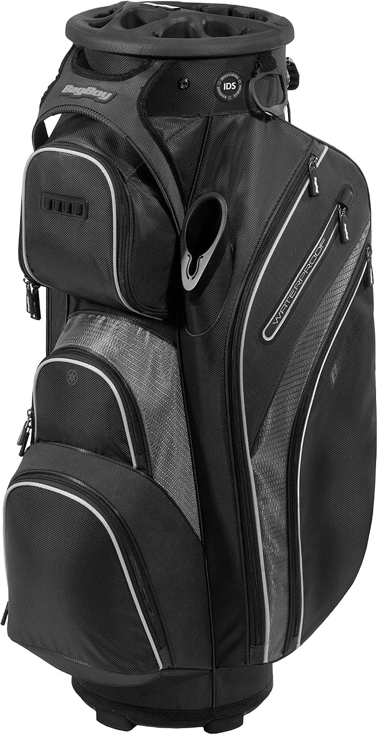 Bag Boy Revolver XP Cart Bag – Black/Charcoal/Silver