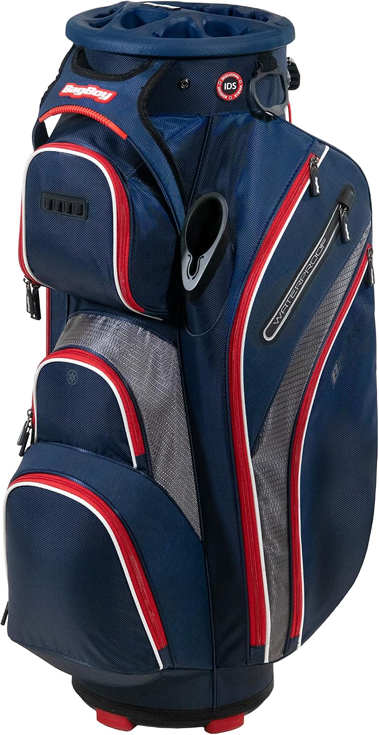 Bag Boy Revolver XP Cart Bag – Navy/Charcoal/Red