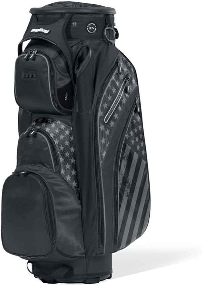 Bag Boy Revolver XP Cart ZP Bag, Black/Stars and Stripes