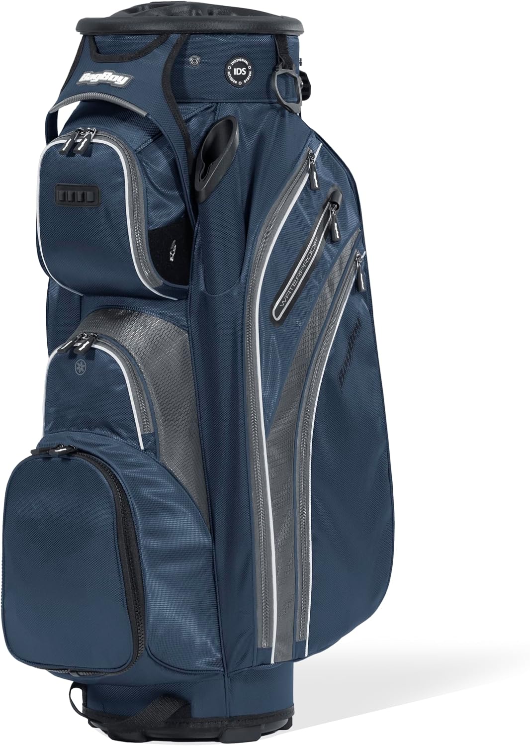 Bag Boy Revolver XP Golf Cart Bag, Navy/Charcoal/White