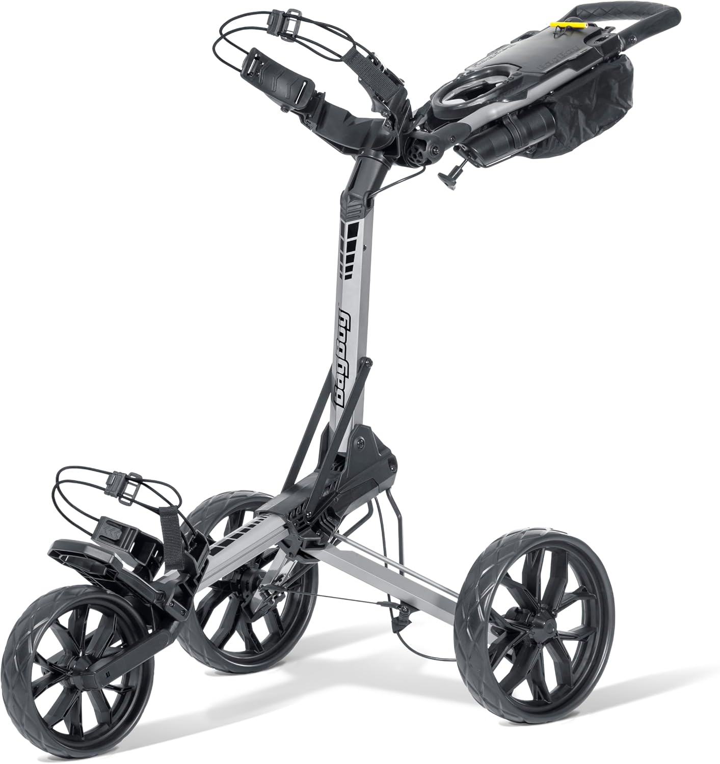 Bag Boy Slimfold Push Cart, Silver/Black