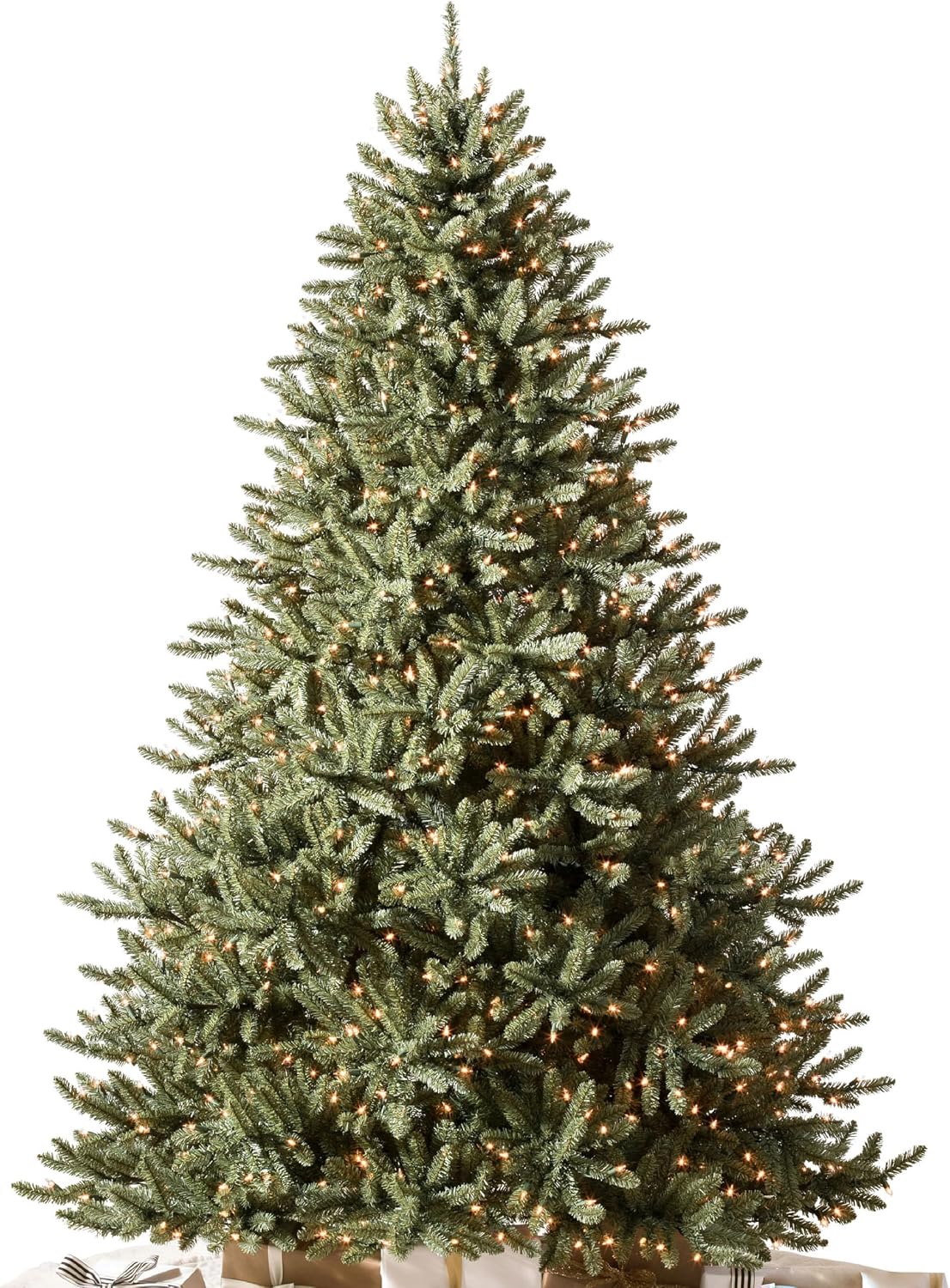 Balsam Hill 6.5ft Pre-Lit Classic Blue Spruce, Artificial Christmas Tree w 2144+ Tips, 700 Clear Incandescent Lights