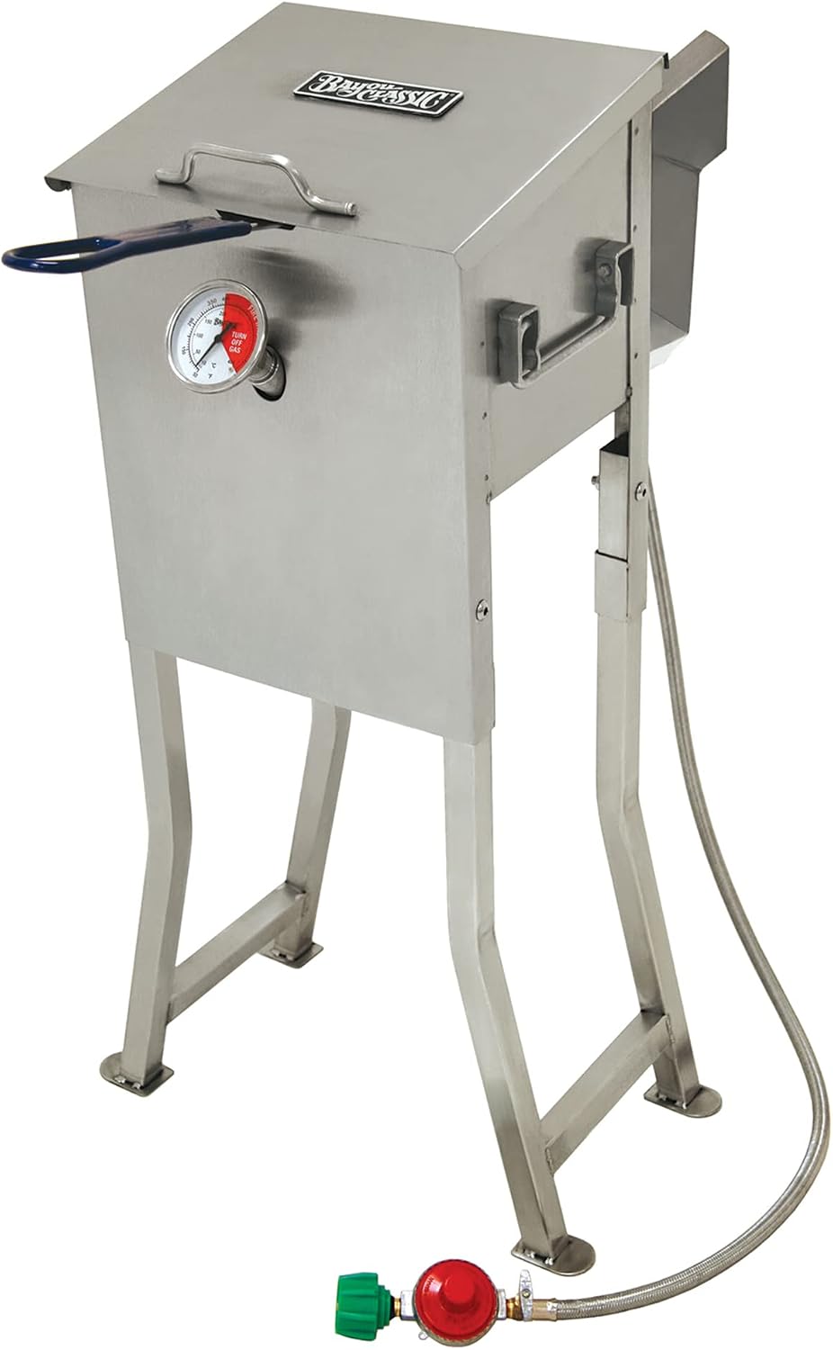 Bayou Classic 700-725 2.5-gal Stainless Bayou Fryer Freestanding or Table Top