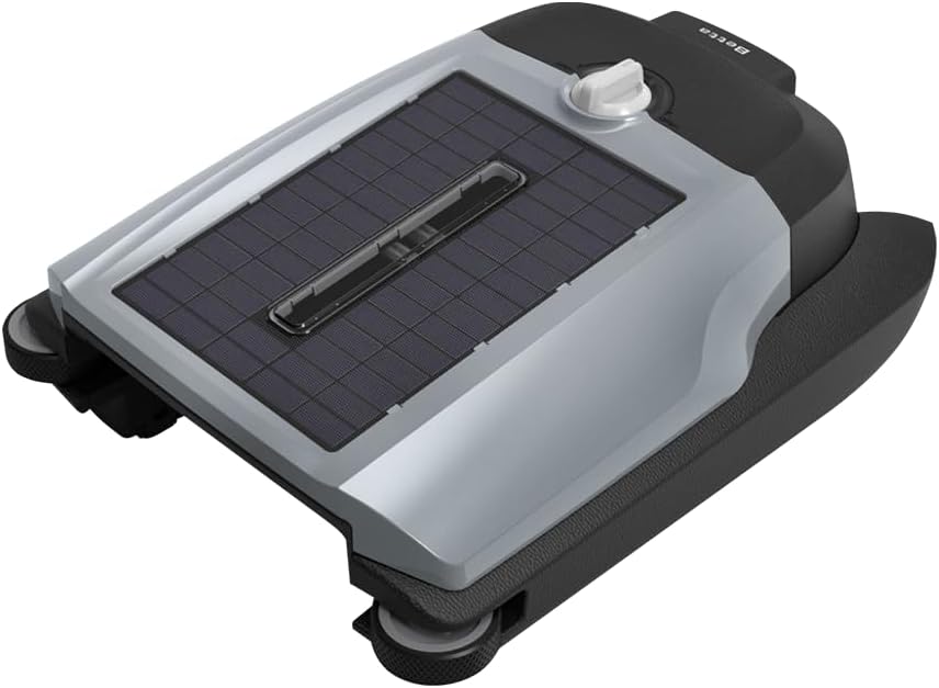 Betta Flex Solar-Powered Robotic Pool Skimmer – Cordless with Dual Cleaning Modes – Grey