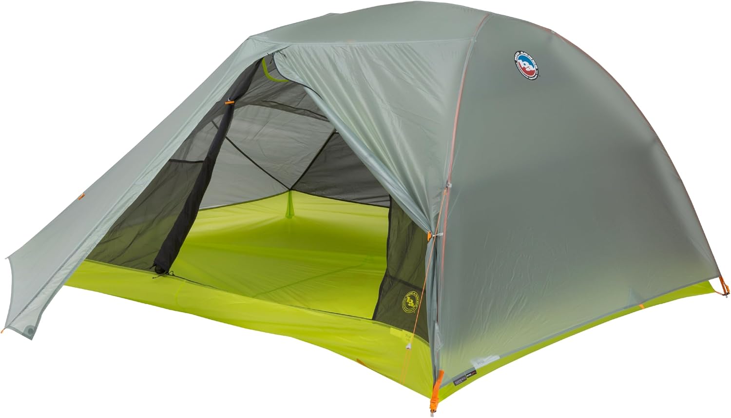 Big Agnes Tiger Wall UL – Ultralight Backpacking Tent, 3-Season Semi-Freestanding Side-Entry Shelter – 2 Person
