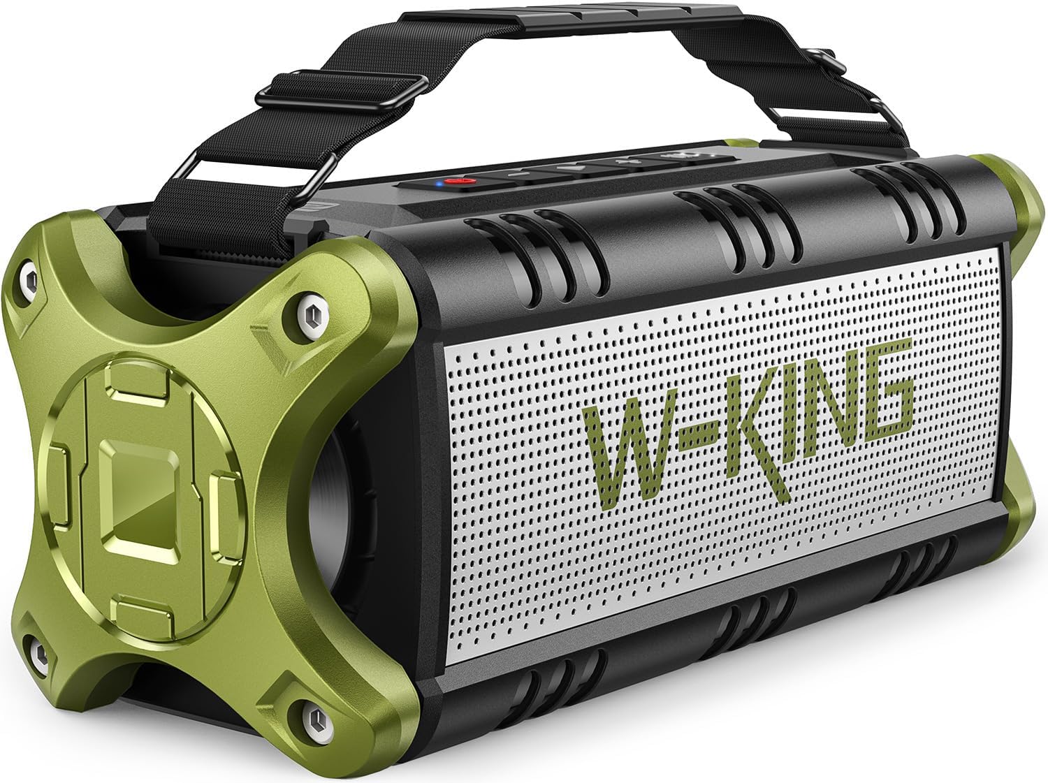 Bluetooth Speaker, 90W Max Loud Portable Speakers Wireless with Subwoofer *2, 50W Deep Bass Boombox/ IPX6 Waterproof/40H/EQ/Dual Pairing/TF/AUX