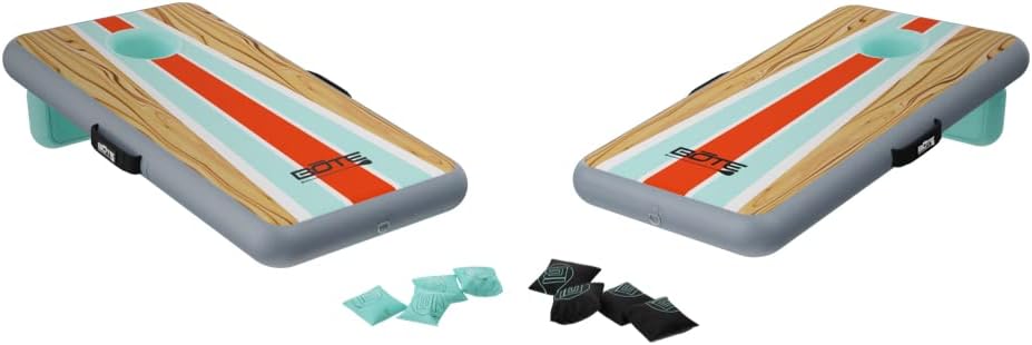 Bote Aero Inflatable Backyard Party Classic Cornhole Bean Bag Toss Game Waterproof Outdoor Family Fun Travel Friendly