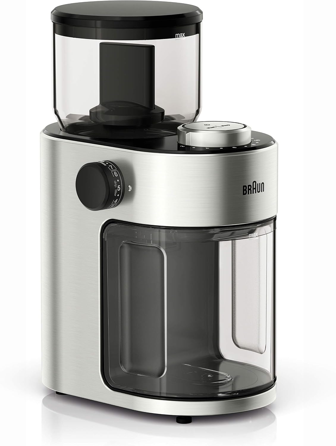 Braun KG7070 Burr Coffee Grinder, Stainless Steel