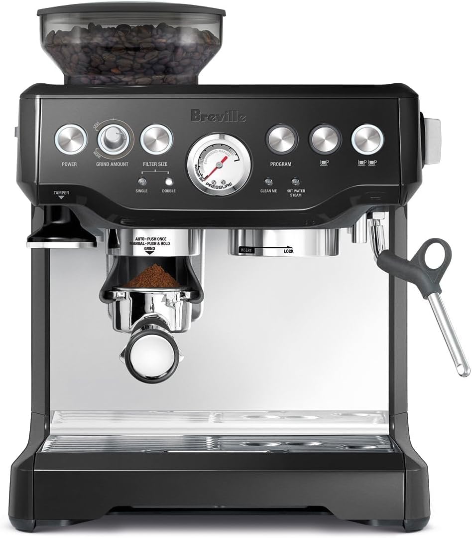 Breville Barista Express Espresso Machine BES870BSXL, Black Sesame