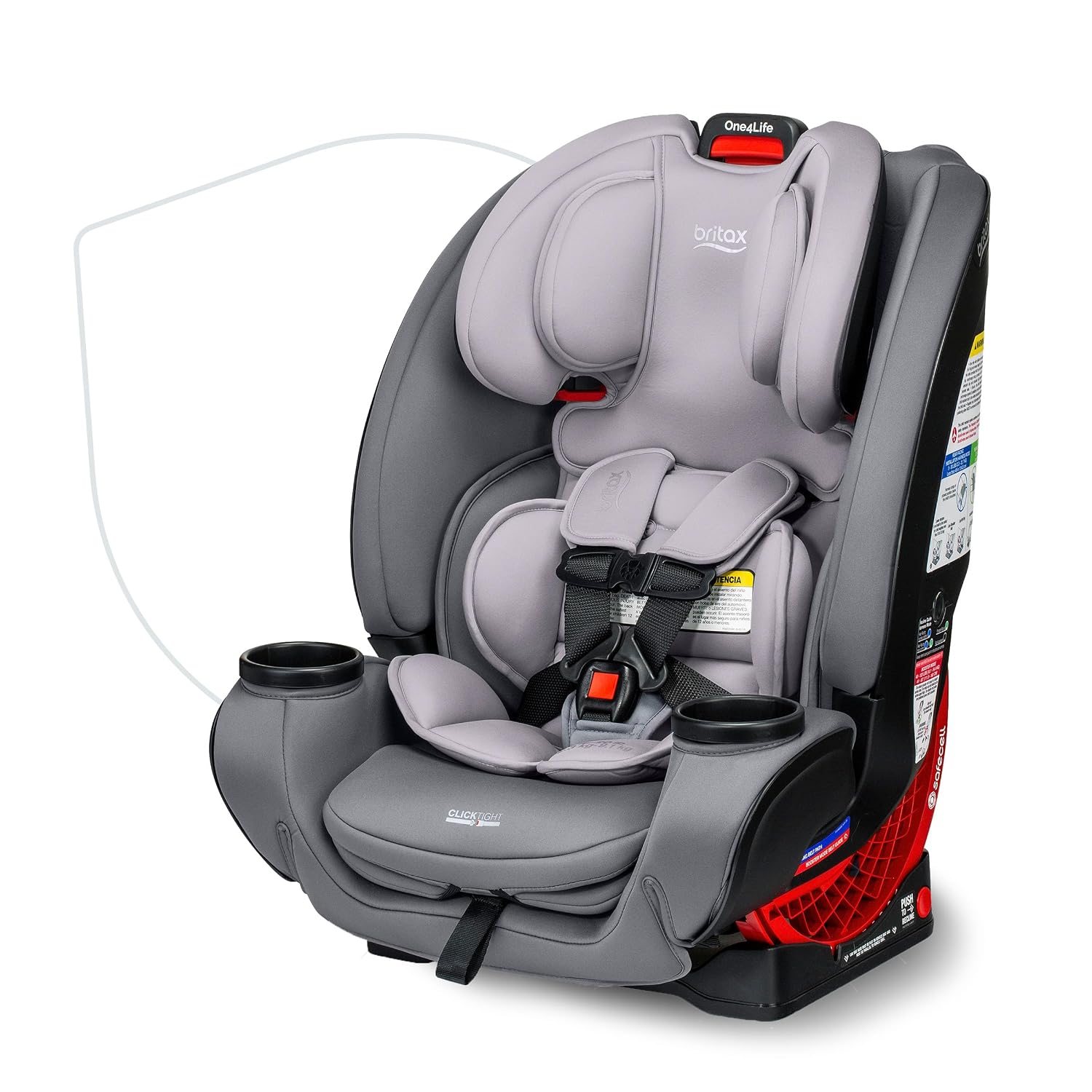 Britax One4Life ClickTight All-in-One Convertible Car Seat – Glacier Graphite