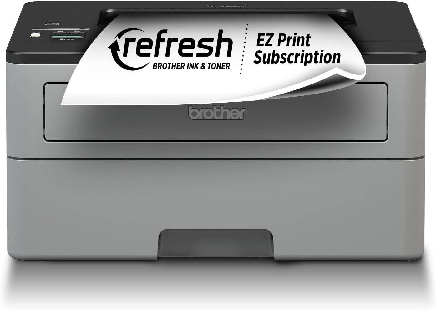 Brother HL-L2350DW Compact Monochrome Laser Printer, Wireless & Duplex Printing, 4-Month Trial, Dash Replenishment