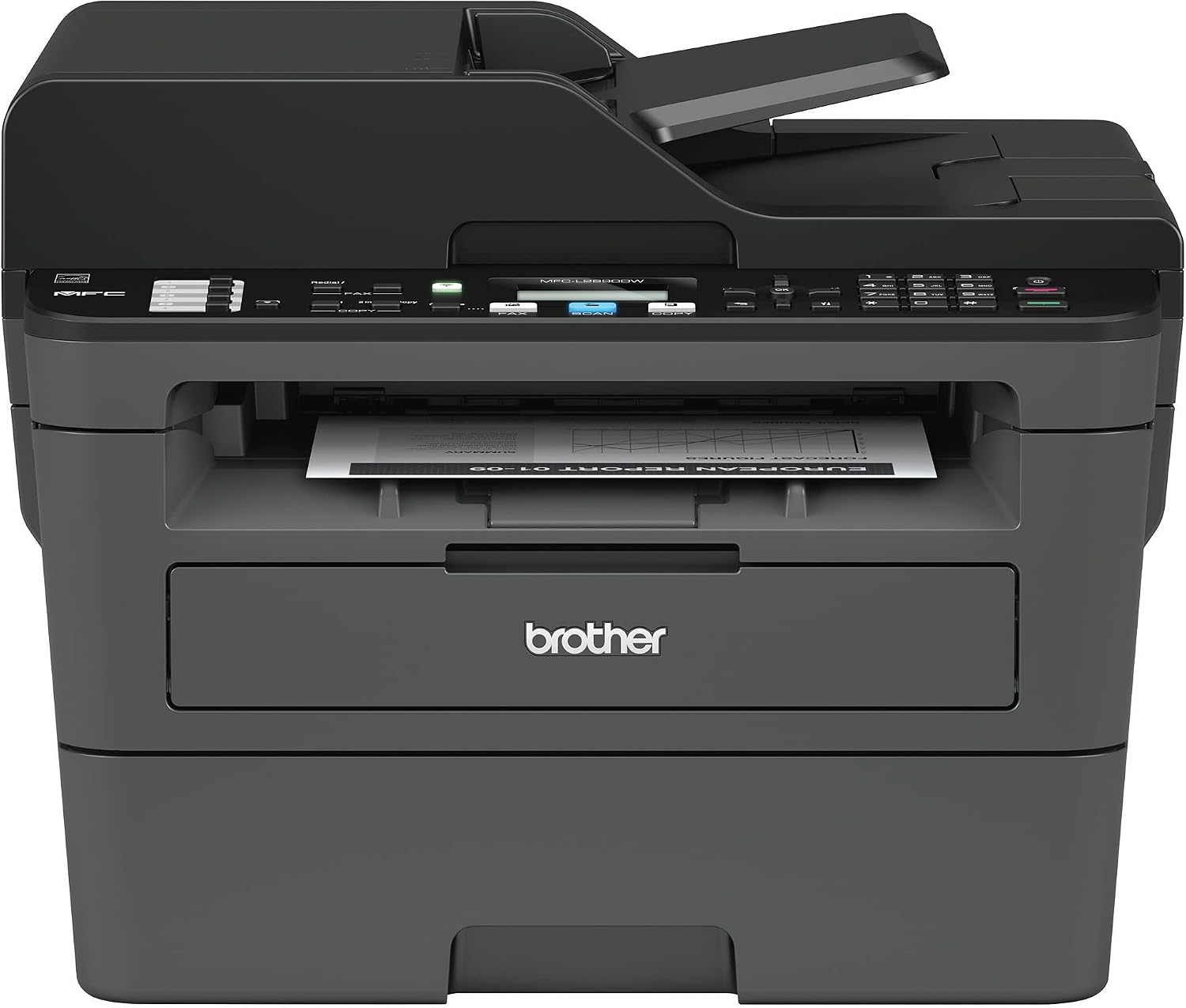 Brother Premium MFC-L2690DW Compact Monochrome All-in-One Laser Printer