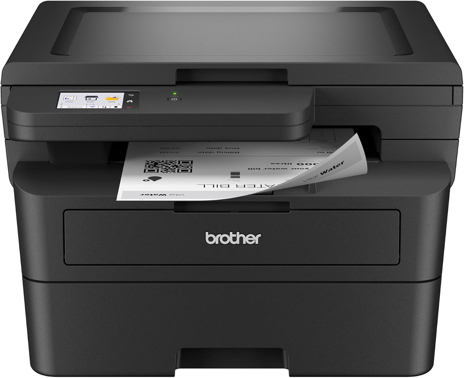 Brother Wireless HL-L2480DW Compact Monochrome Multi-Function Laser Printer with Print, Copy and Scan, Duplex and Mobile Printing