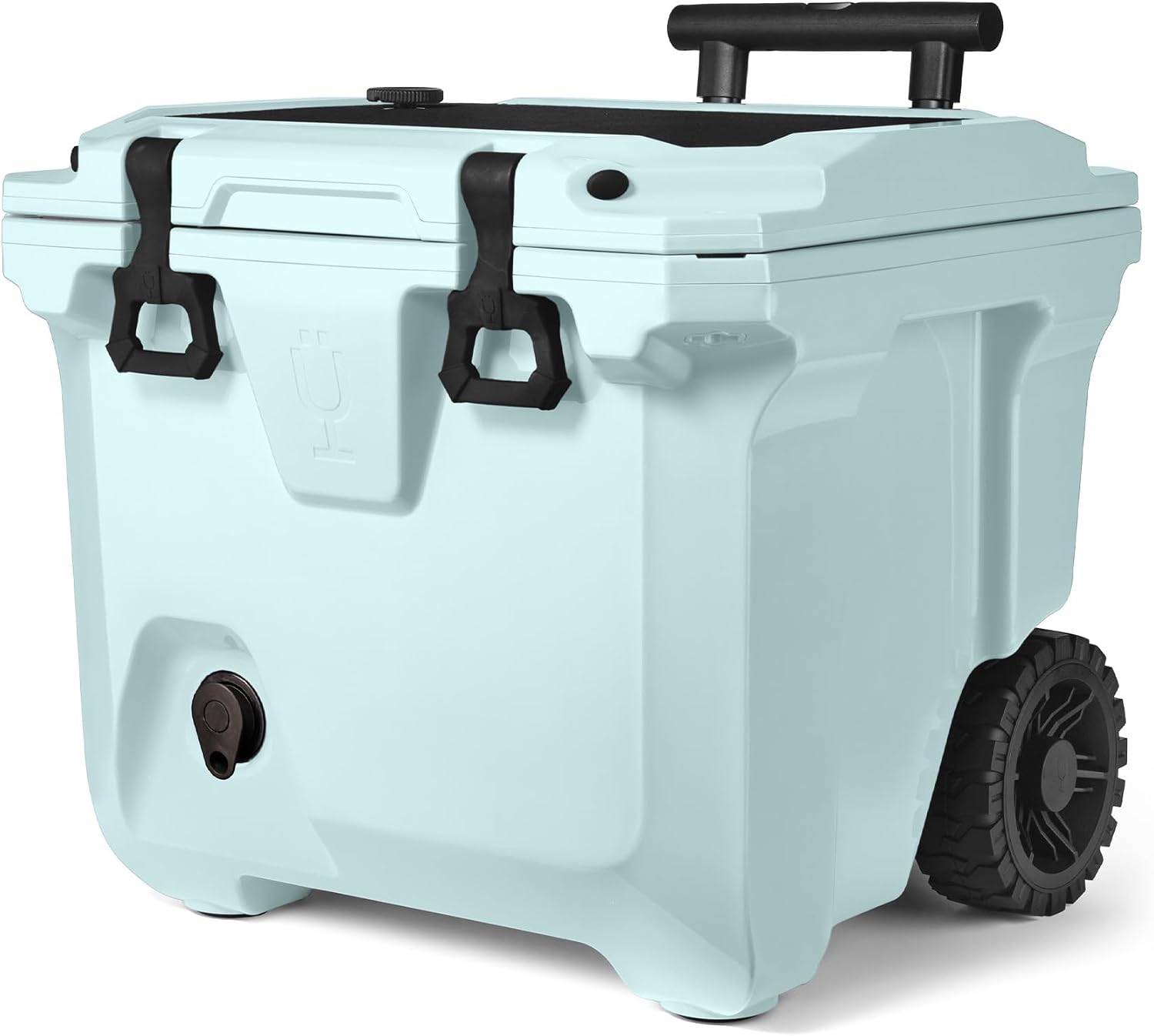 BrüMate BrüTank Wheeled Hard Cooler with Built-in Drink Dispenser Tank and Tap | Perfect for Beach, Tailgating, Drinks, Camping, Sports Games, Parties and More – ‎Blue Agave
