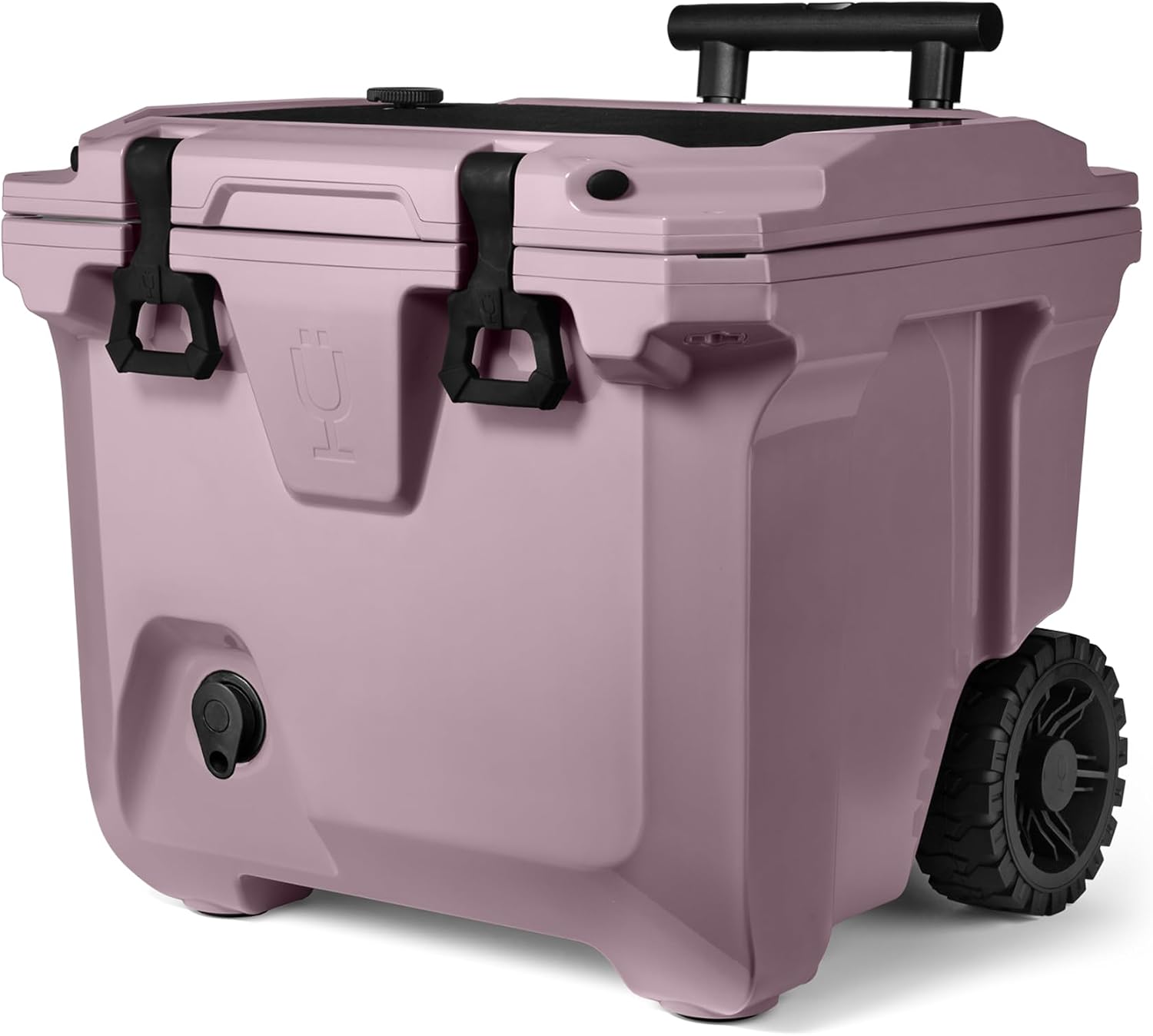 BrüMate BrüTank Wheeled Hard Cooler with Built-in Drink Dispenser Tank and Tap | Perfect for Beach, Tailgating, Drinks, Camping, Sports Games, Parties and More – ‎Lilac Dusk
