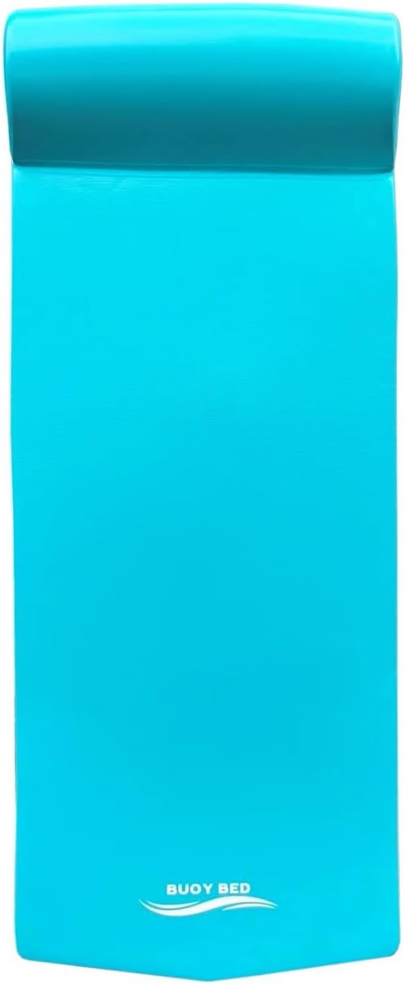 Buoy Bed Foam Pool Floats – Adult Xtra Thick Foam Pool Floats for Adult, Heavy Duty, 2.25″ Thick – Aqua