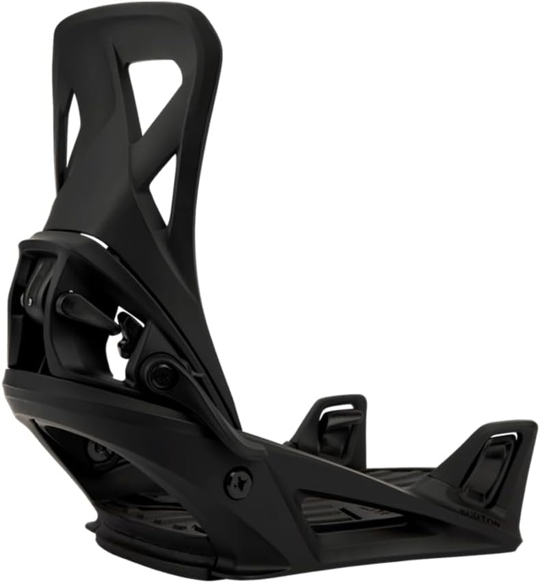 Burton Men’s Step On Re:Flex Snowboard Bindings 2025, Medium (8.5-10.5) – Black