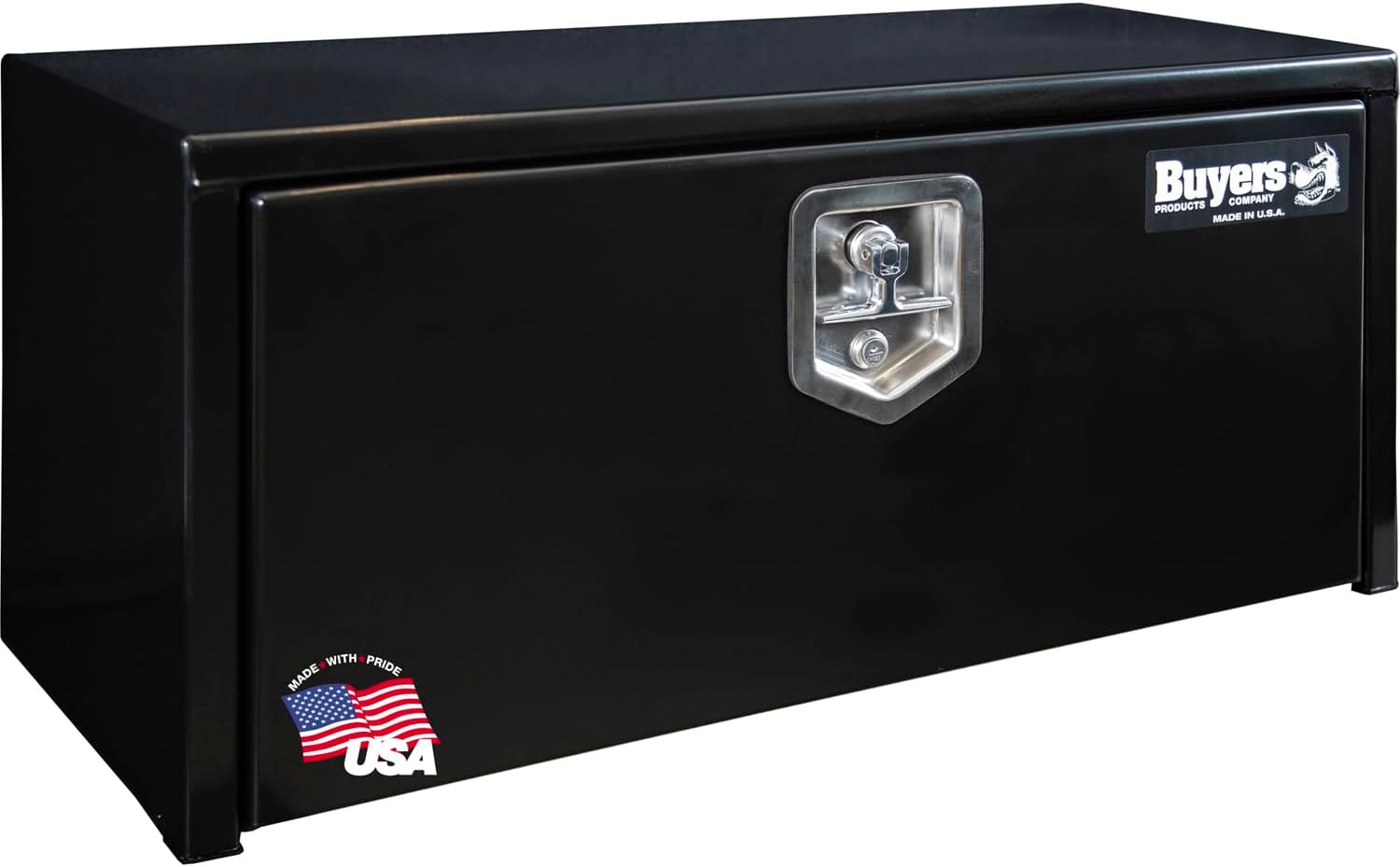 Buyers Products 1703353 Black Steel Underbody Truck Box, 14x12x30, USA Made, 14 Ga Steel, Weather Resistant Trailer/Truck Bed Tool Box