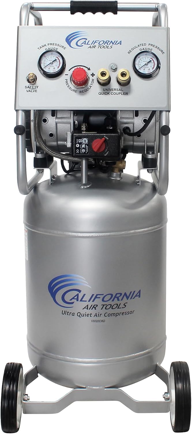 California Air Tools 10020CAD 2.0 HP Ultra Quiet and Oil-Free Air Compressor