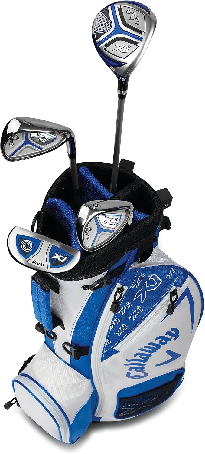 Callaway Golf XJ Junior Golf Set, Right Handed, Level 1 (4 Piece Set, Ages: 5-6) – White