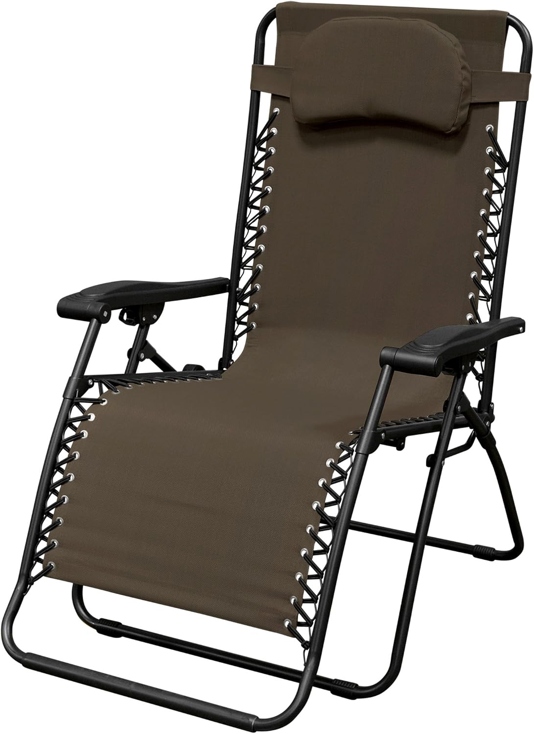 Caravan Canopy Oversized Infinity Zero Gravity Chair – Brown