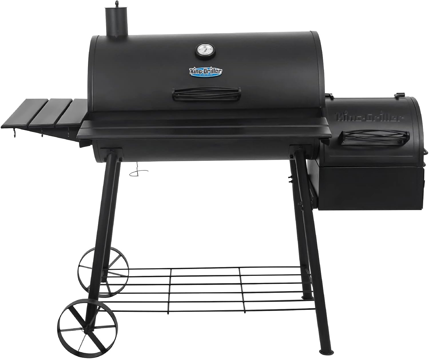Char-Griller King-Griller E3018 Smokin’ Ace BBQ Charcoal Grill and Smoker, Black