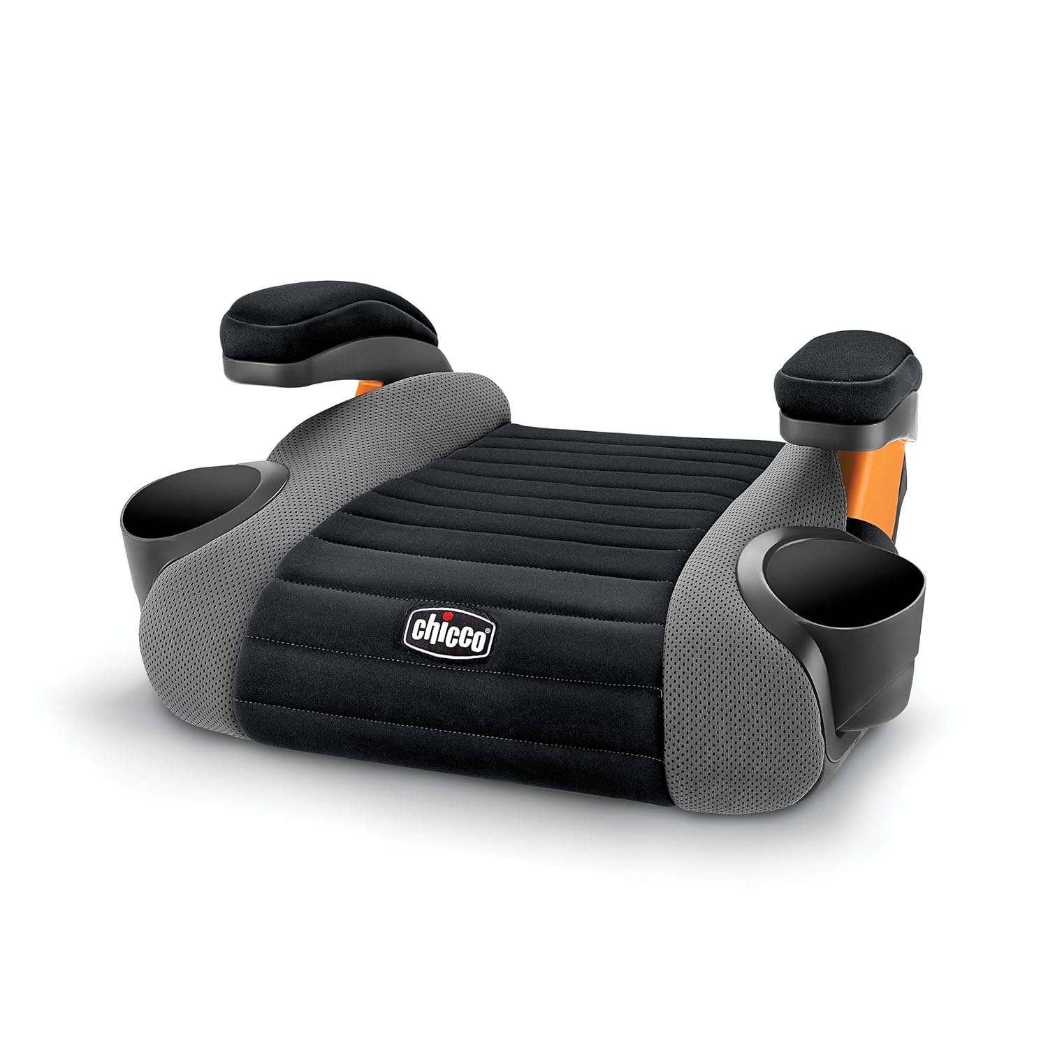 Chicco GoFit Backless Booster Car Seat, Travel Booster Seat for Car, Portable Car Booster Seat for children 40-110 lbs. | Shark/Black/Grey