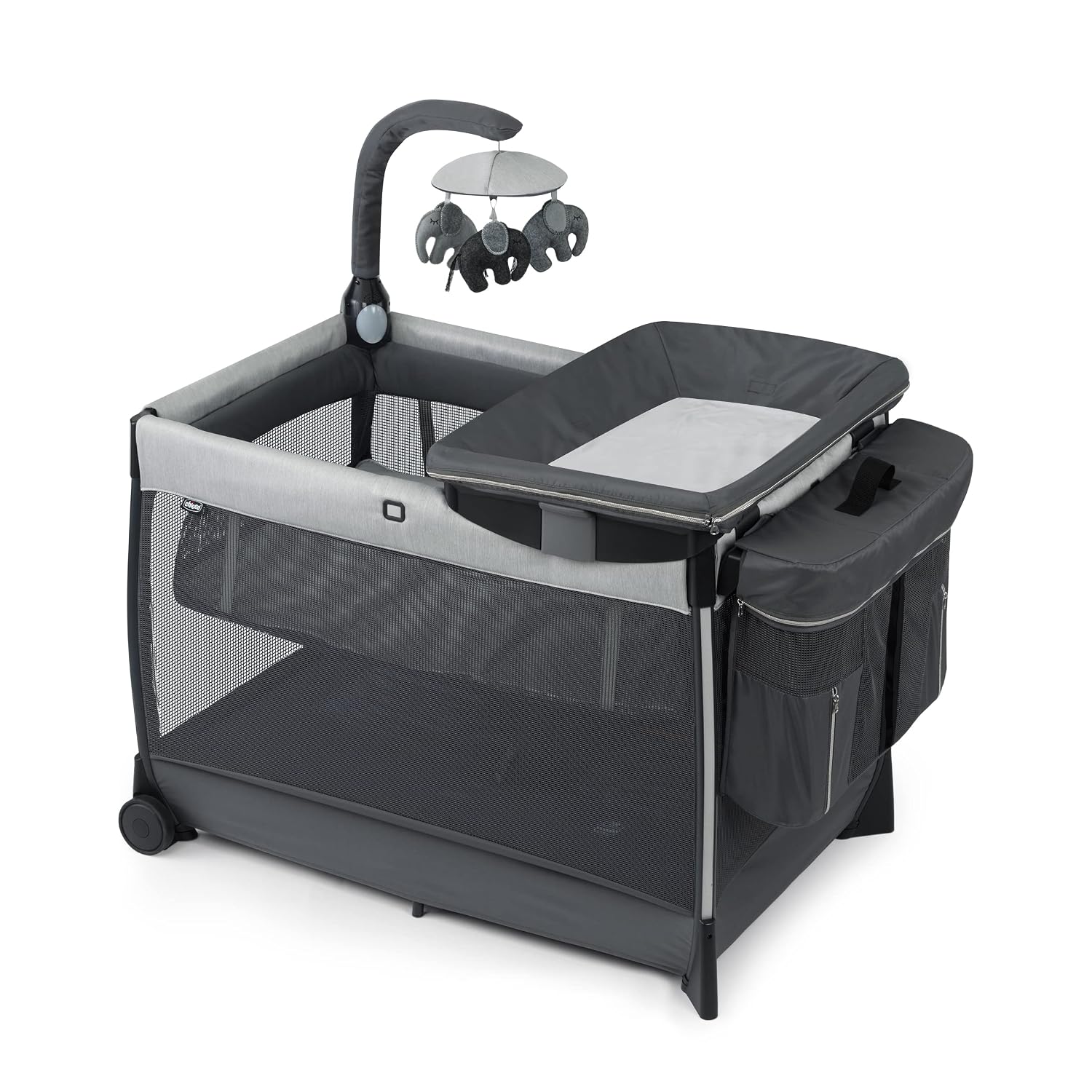 Chicco Lullaby Zip All-in-One Portable Playard – Driftwood