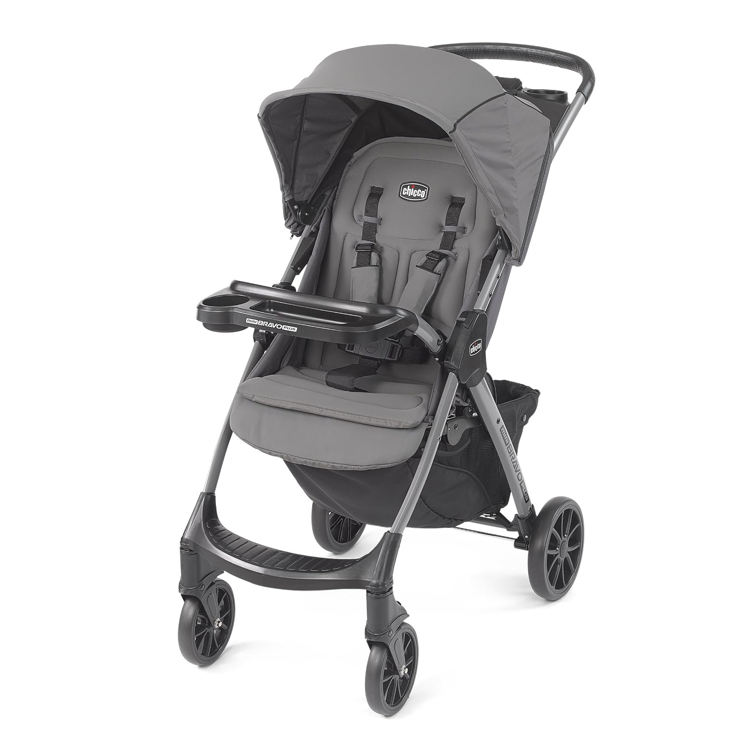 Chicco Mini Bravo Plus Lightweight Stroller – Graphite | Grey