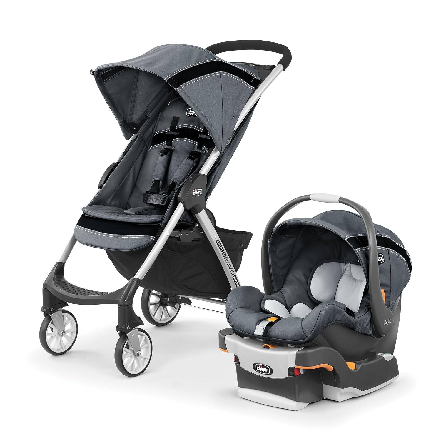 Chicco Mini Bravo Sport Travel System – Carbon | Grey