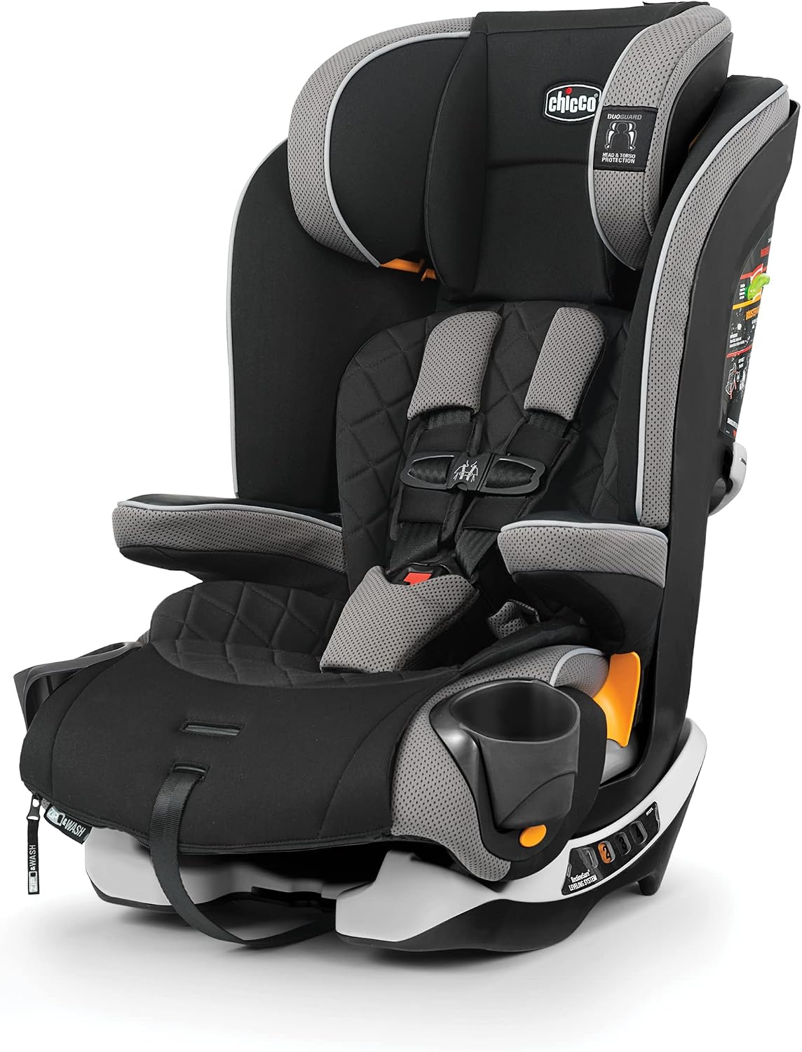 Chicco MyFit Harness + Booster Car Seat, 5-Point Harness and High Back Seat – Nightfall