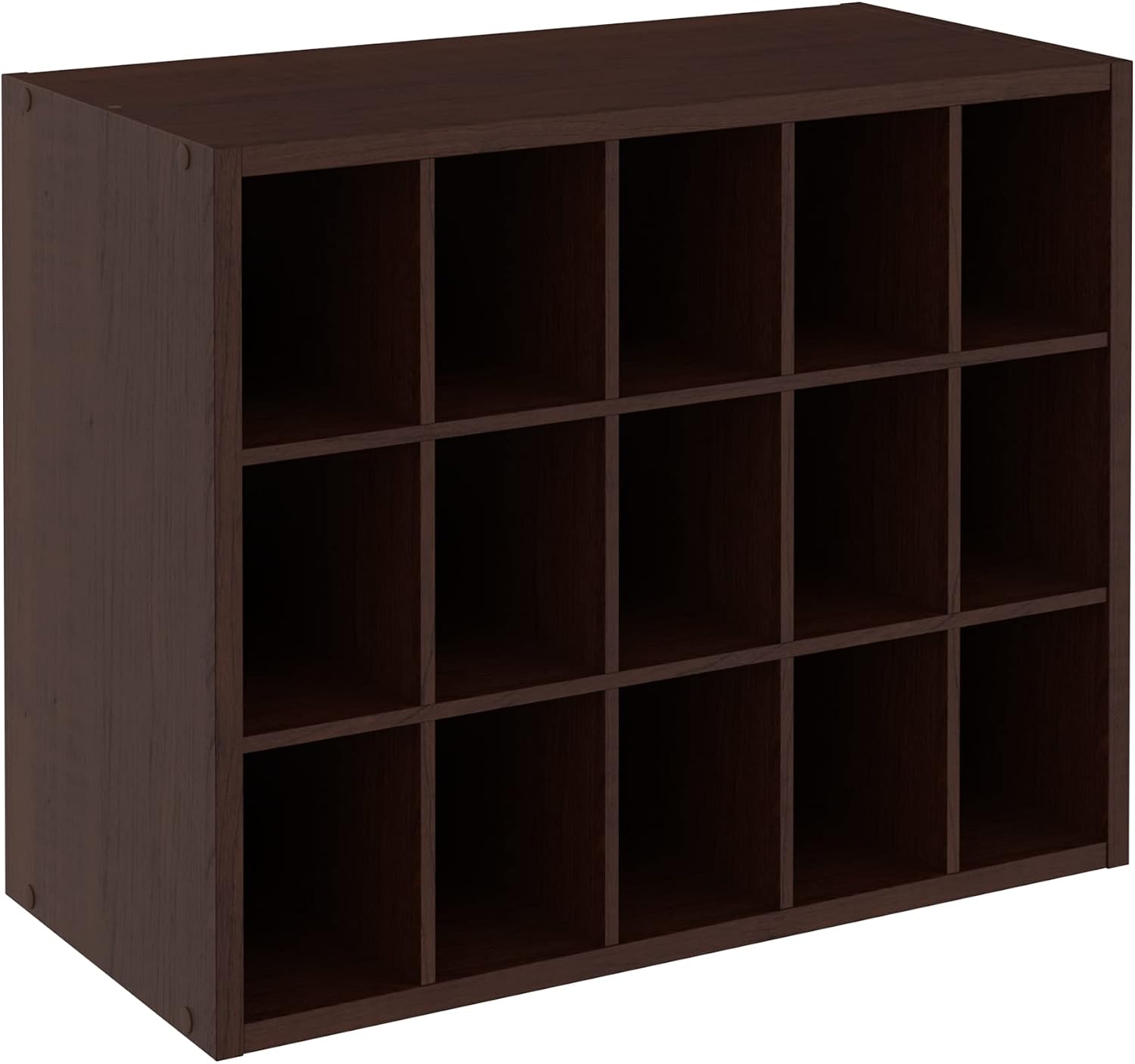 ClosetMaid 15 Cube Stackable Storage Organizer for Shoes, Espresso
