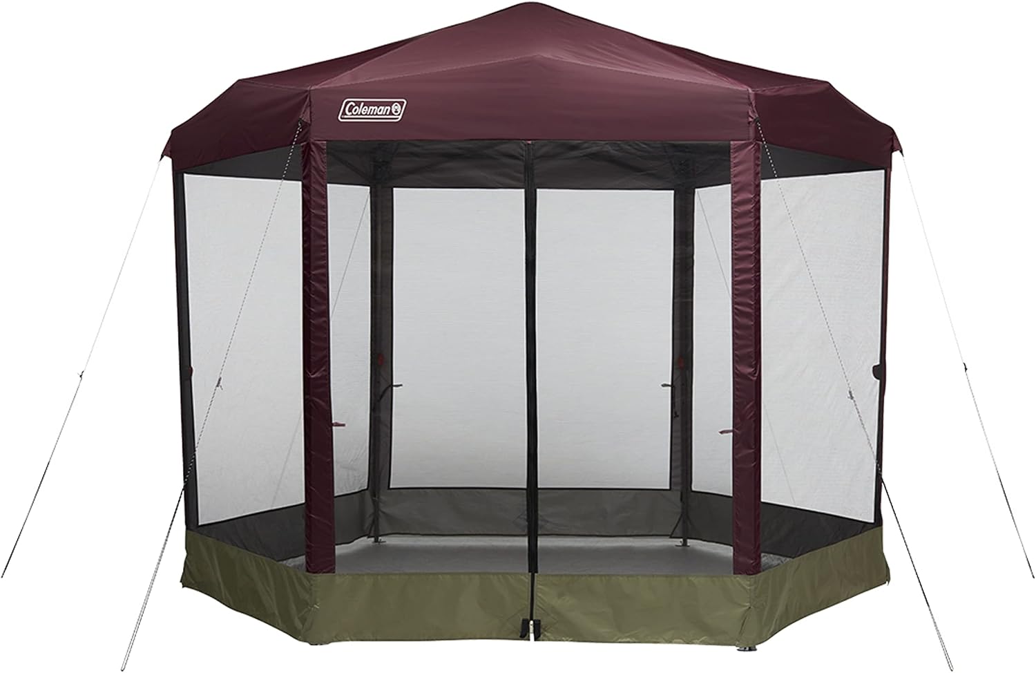 Coleman Back Home Screened Canopy – 10.5 x 9 ft Instant Setup Outdoor Gazebo for Bug-Free Lounging, Events, Tailgates & Dining