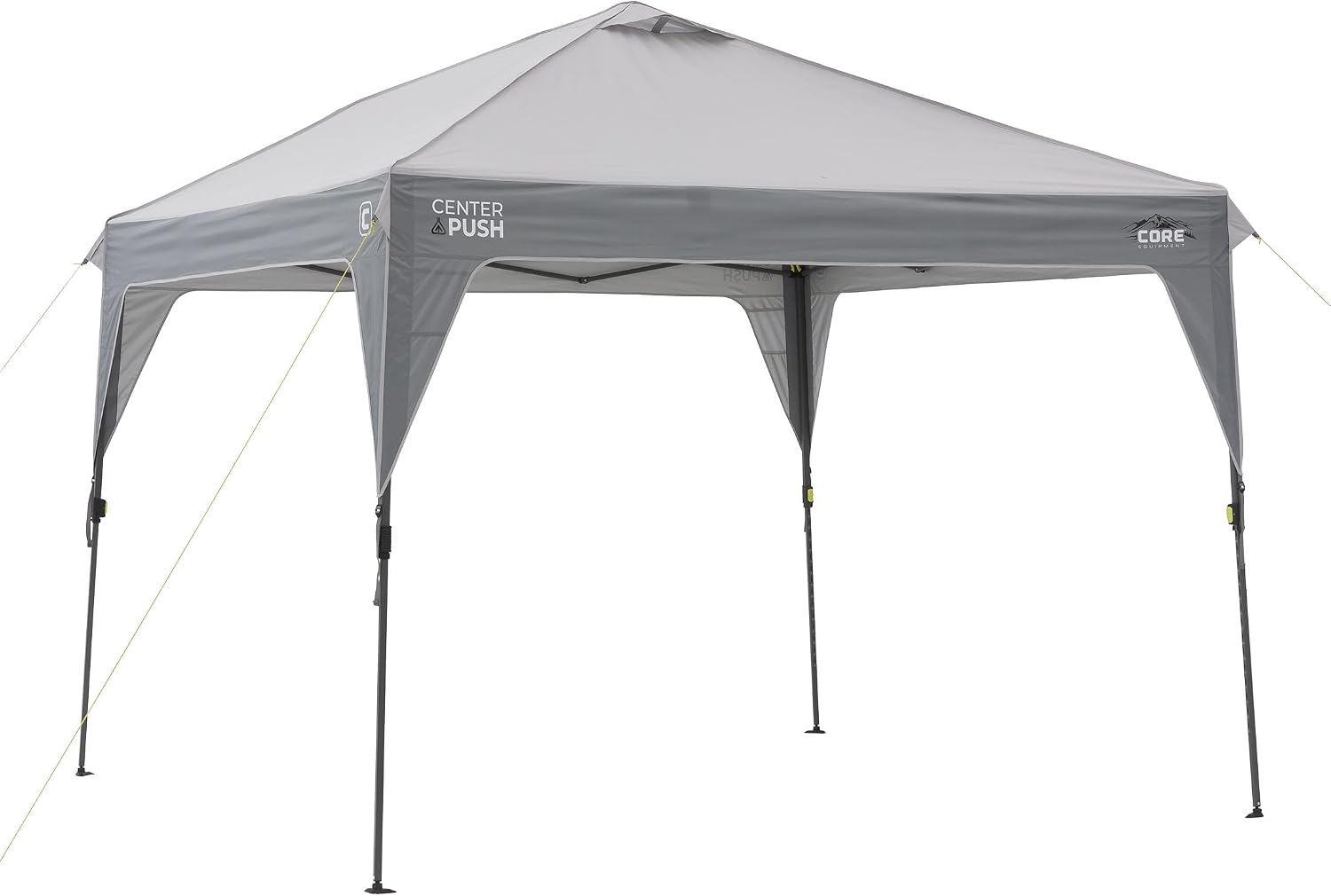 CORE 10 FT x 10 FT Instant Pop Up Canopy Tent – Gray