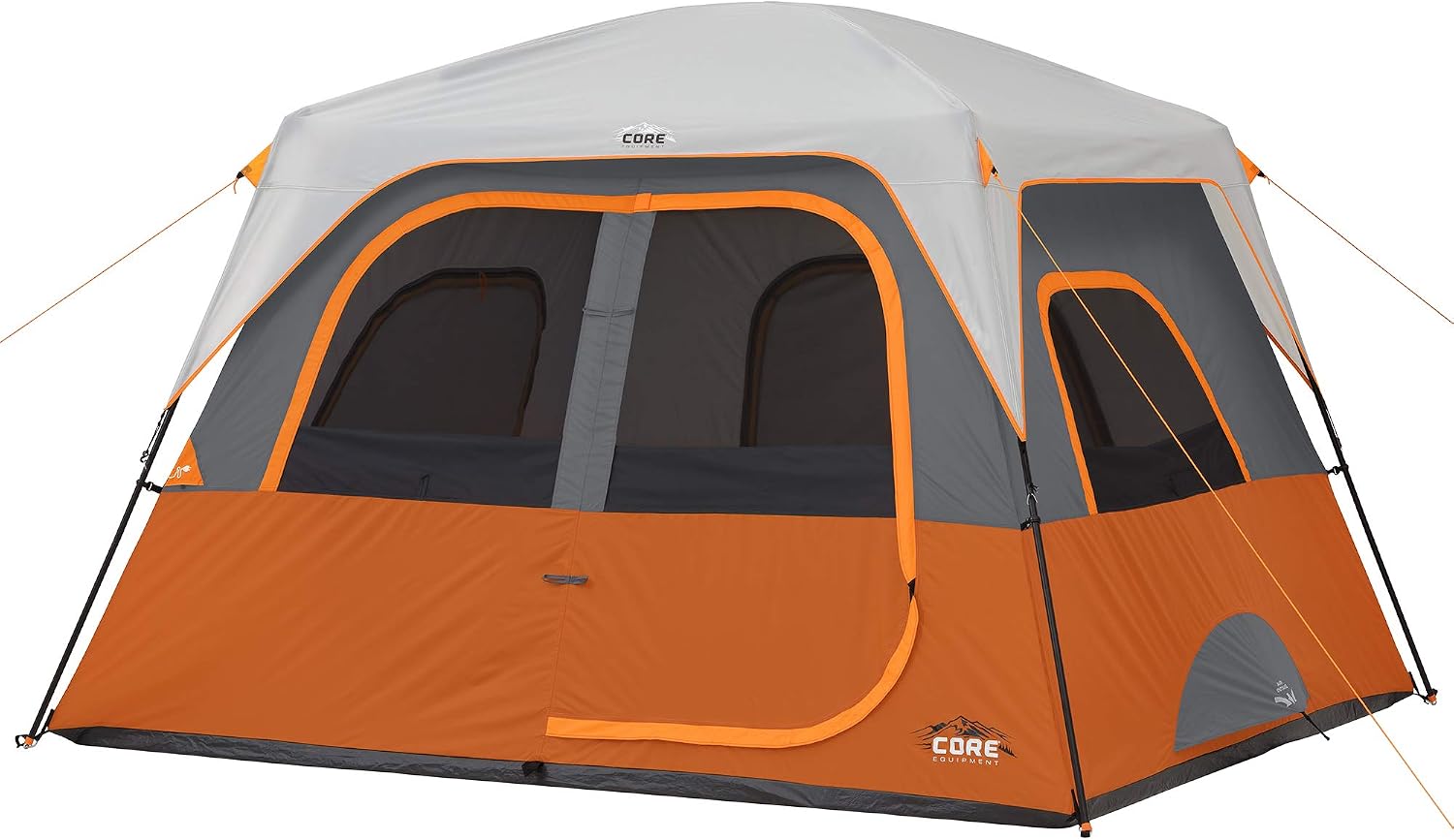 CORE Tent for Family Camping, 6 Person Portable Camp Tent with Carry Bag for Outdoor Car Camping
