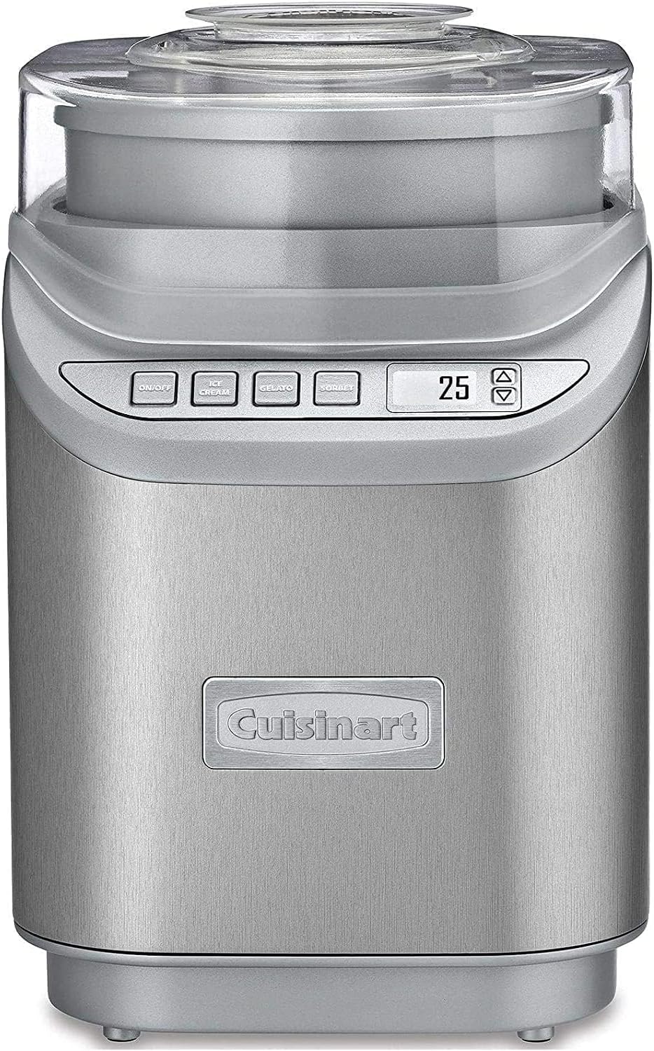 Cuisinart Ice Cream Maker Machine – ICE-70P1, Stainless Steel, 2 Quart, Cool Creations Frozen Yogurt, Gelato…